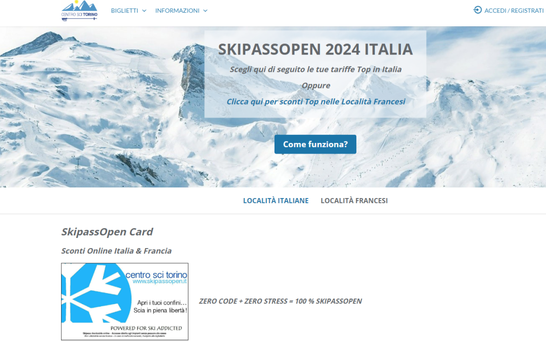 VAI A SCIARE CON LA FISAC! CONVENZIONE 2025/26 CON IL CENTRO SCI TORINO